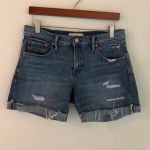 Gap Destructed Denim Shorts